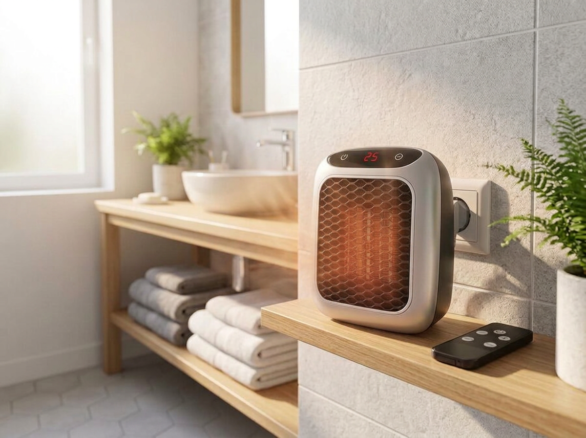 RapidHeat varmeblæser til badeværelse
